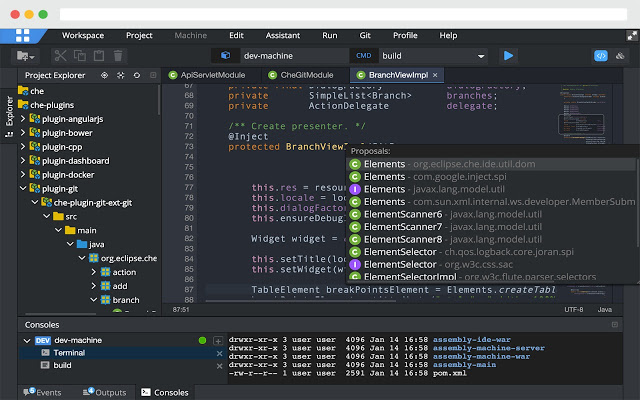 codenvy chromebook coding